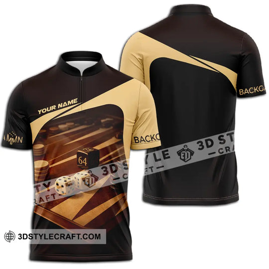 Unisex Shirt - Custom Backgammon 3D Shirt style option 2