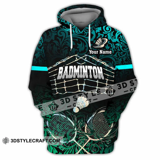 Unisex Shirt - Custom Badminton 3D Shirt style option 2