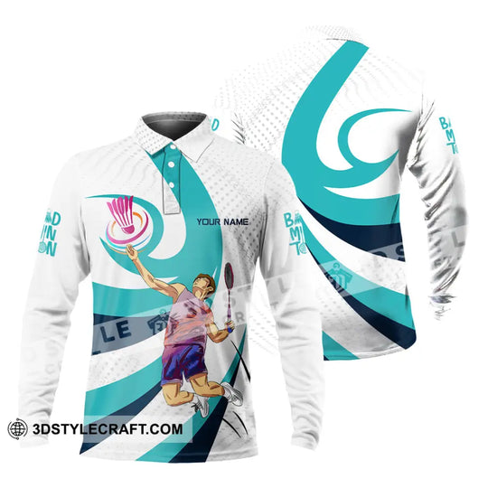Unisex Shirt - Custom Badminton 3D Shirt style option 4