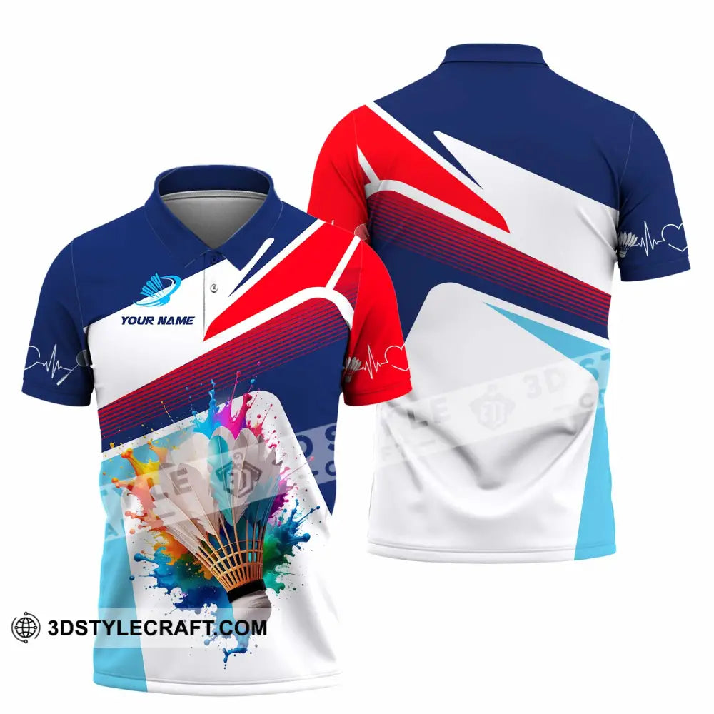 Unisex Shirt - Custom Badminton 3D Shirt Polo Shirt / S T-shirt