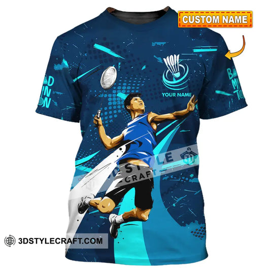 Unisex Shirt - Custom Badminton 3D Shirt style option 1