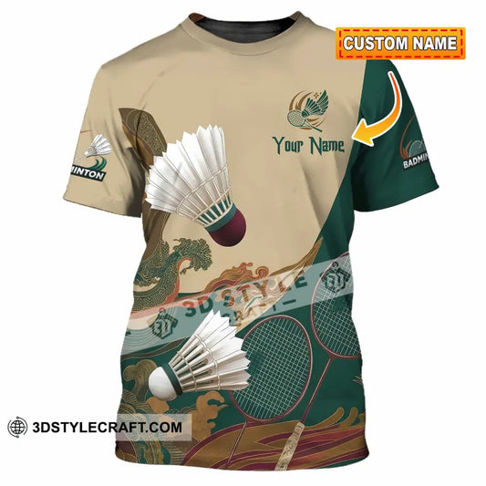 Unisex Shirt - Custom Badminton 3D Shirt T-shirt