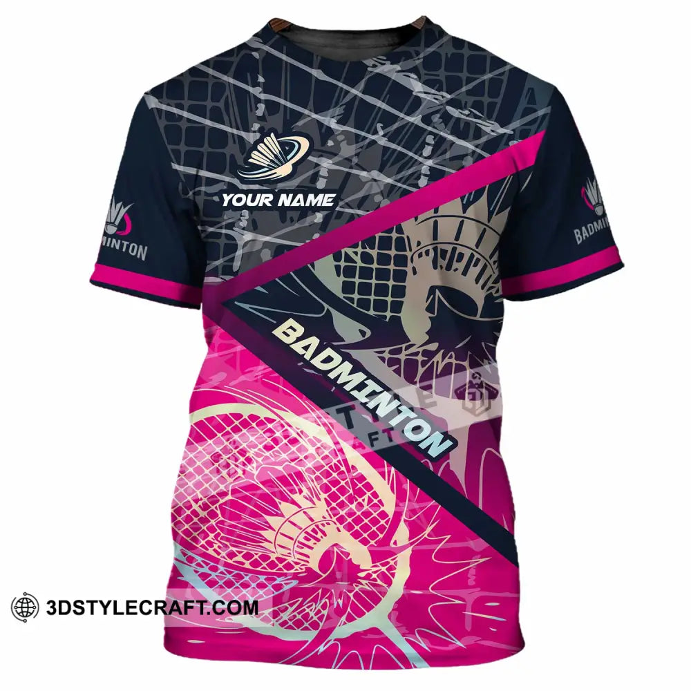 Unisex Shirt - Custom Badminton 3D Shirt T-Shirt / S T-shirt
