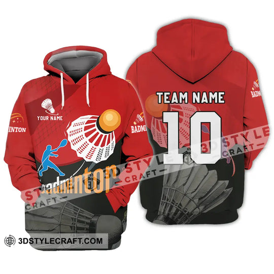 Unisex Shirt - Custom Badminton Player Shirt style option 3