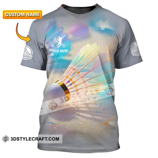 Unisex Shirt - Custom Badminton Sport Shirt style option 1