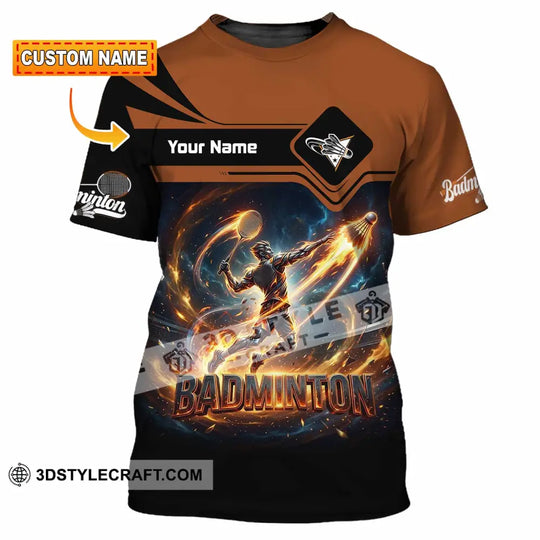 Unisex Shirt - Custom Badminton Shirt style option 1