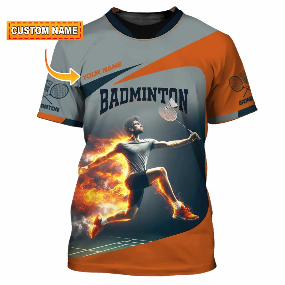 Unisex Shirt - Custom Badminton Shirt T-shirt