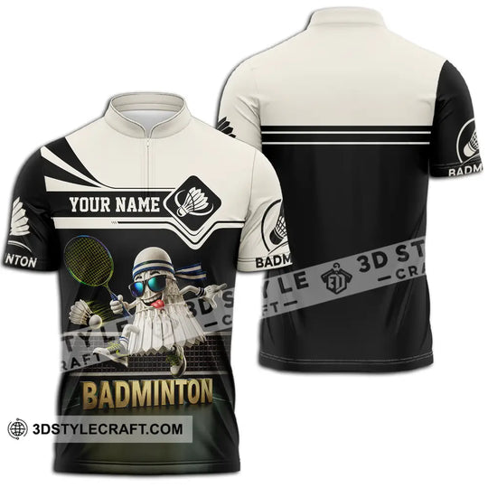Unisex Shirt - Custom Badminton Shirt style option 2