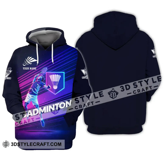 Unisex Shirt - Custom Badminton3D Shirt style option 4