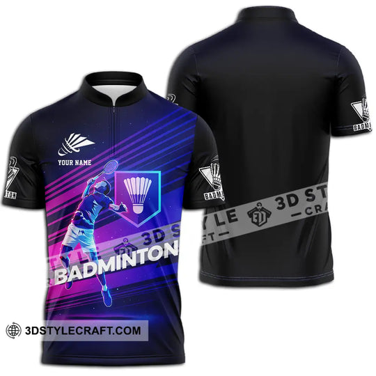 Unisex Shirt - Custom Badminton3D Shirt style option 3