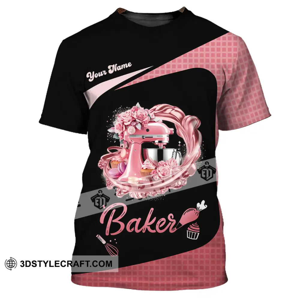 Unisex Shirt - Custom Baker Love Baking Shirt T-Shirt / S T-shirt