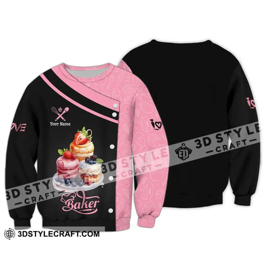 Unisex Shirt - Custom Baker Name Shirt, Sweet Cake style option 4