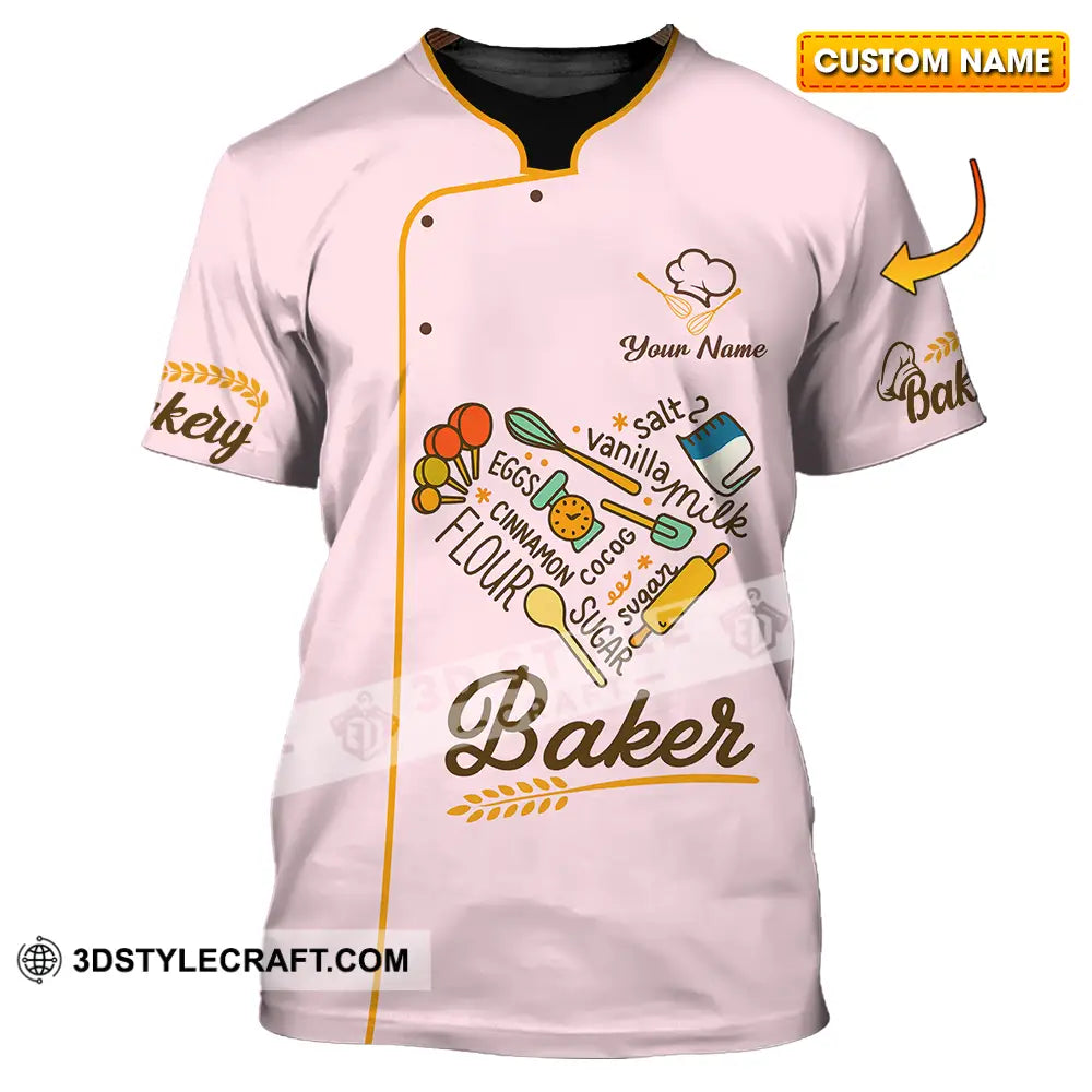 Unisex Shirt Custom Baker Shirt T shirt
