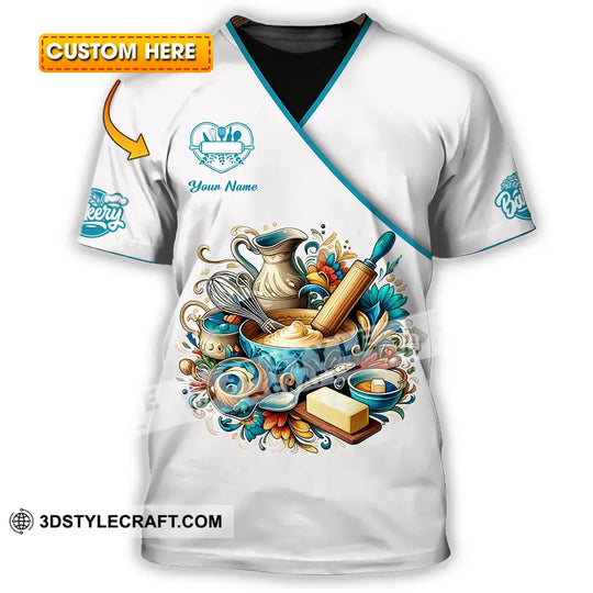 Unisex Shirt - Custom Bakery 3D Shirt style option 1