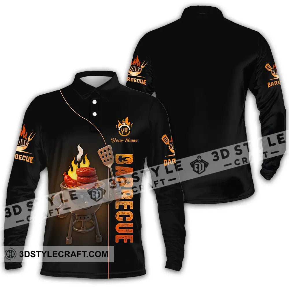Unisex Shirt - Custom Barbecue Shirt Long Sleeve Polo / S T-shirt