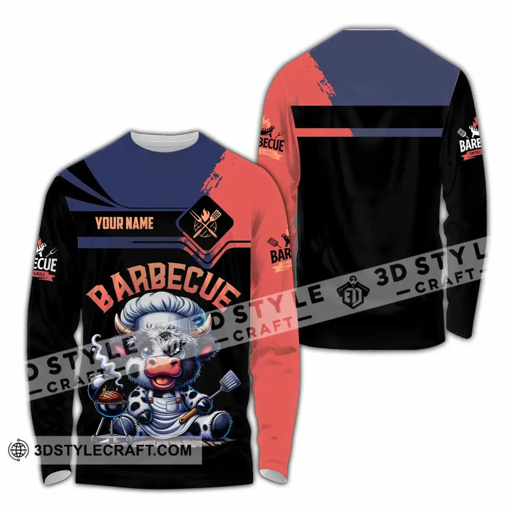 Unisex Shirt - Custom Barbecue Shirt Long Sleeve Shirt / S T-shirt