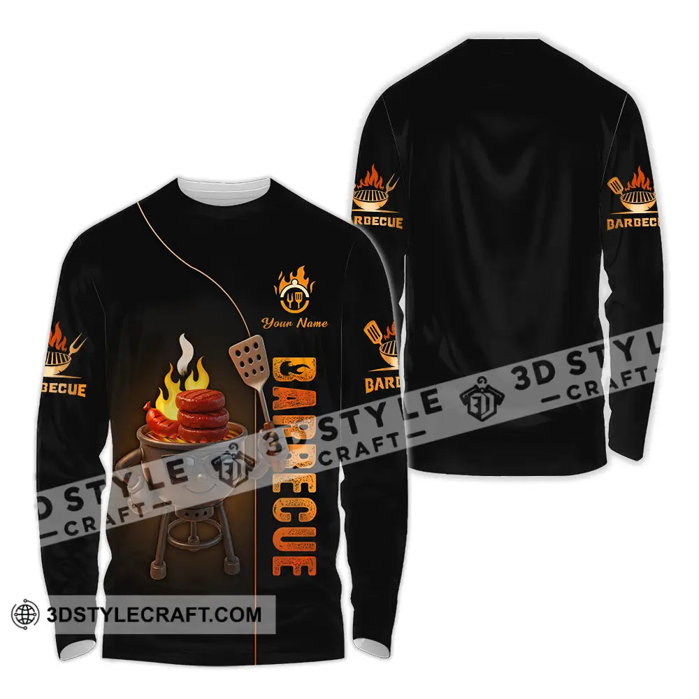 Unisex Shirt - Custom Barbecue Shirt Long Sleeve Shirt / S T-shirt