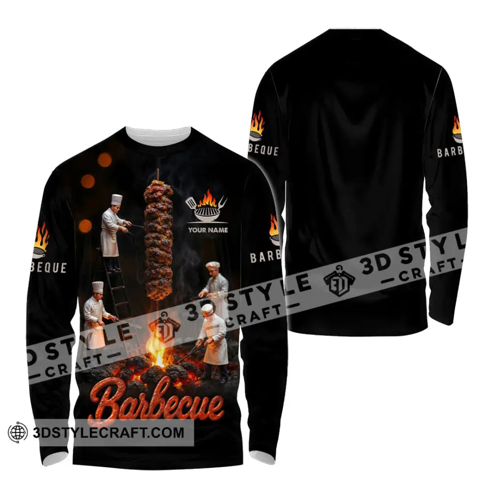 Unisex Shirt - Custom Barbecue Shirt Long Sleeve Shirt / S T-shirt