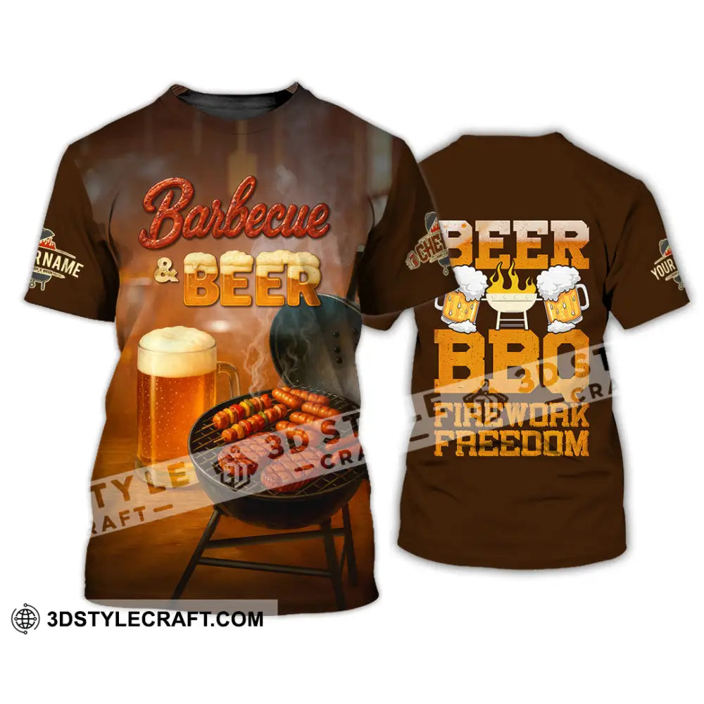 Unisex Shirt - Custom Barbecue Shirt T-Shirt / S T-shirt