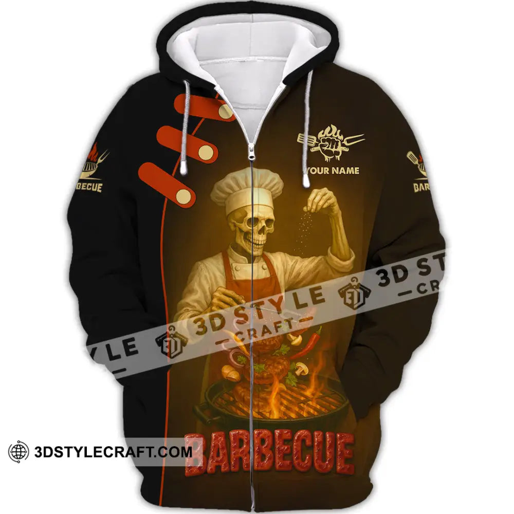 Unisex Shirt - Custom Barbecue Shirt Zipper Hoodie / S T-shirt