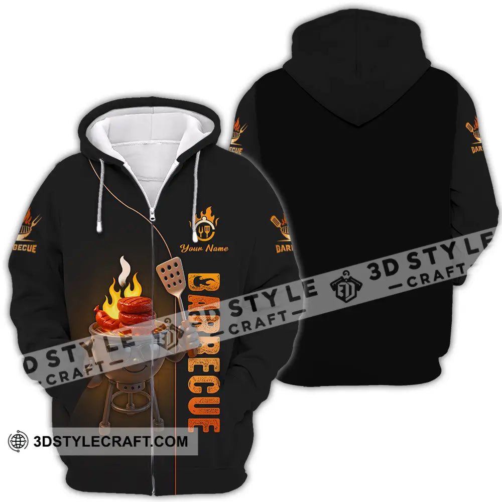 Unisex Shirt - Custom Barbecue Shirt Zipper Hoodie / S T-shirt