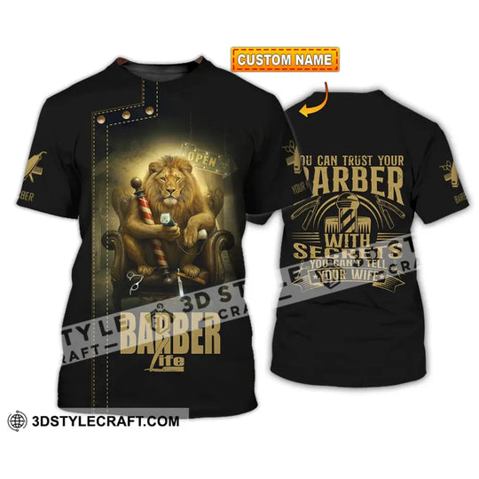 Unisex Shirt - Custom Barber Life Shirt style option 1