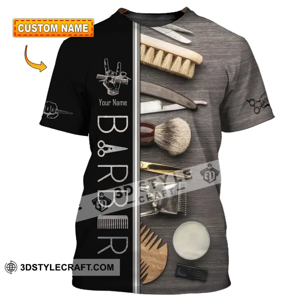 Unisex Shirt Custom Barber Shirt T Shirt / S T shirt