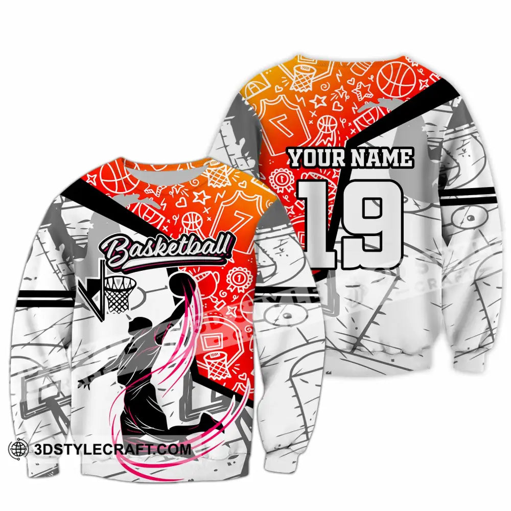 Unisex Shirt - Custom Basketball Shirt - Long Sleeve / S - T-shirt