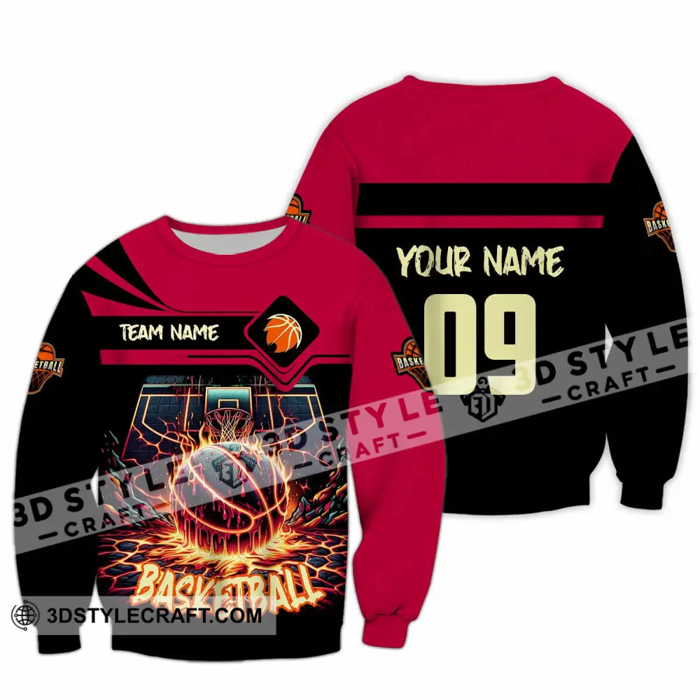 Unisex Shirt Custom Basketball Shirt Long Sleeve / S T shirt