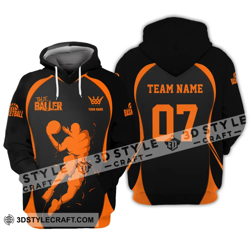 Unisex Shirt - Custom Basketball The Baller Shirt Hoodie / S T-shirt