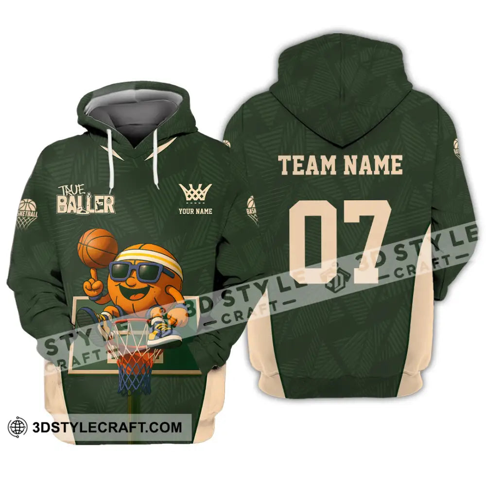 Unisex Shirt - Custom Basketball The Baller Shirt Hoodie / S T-shirt