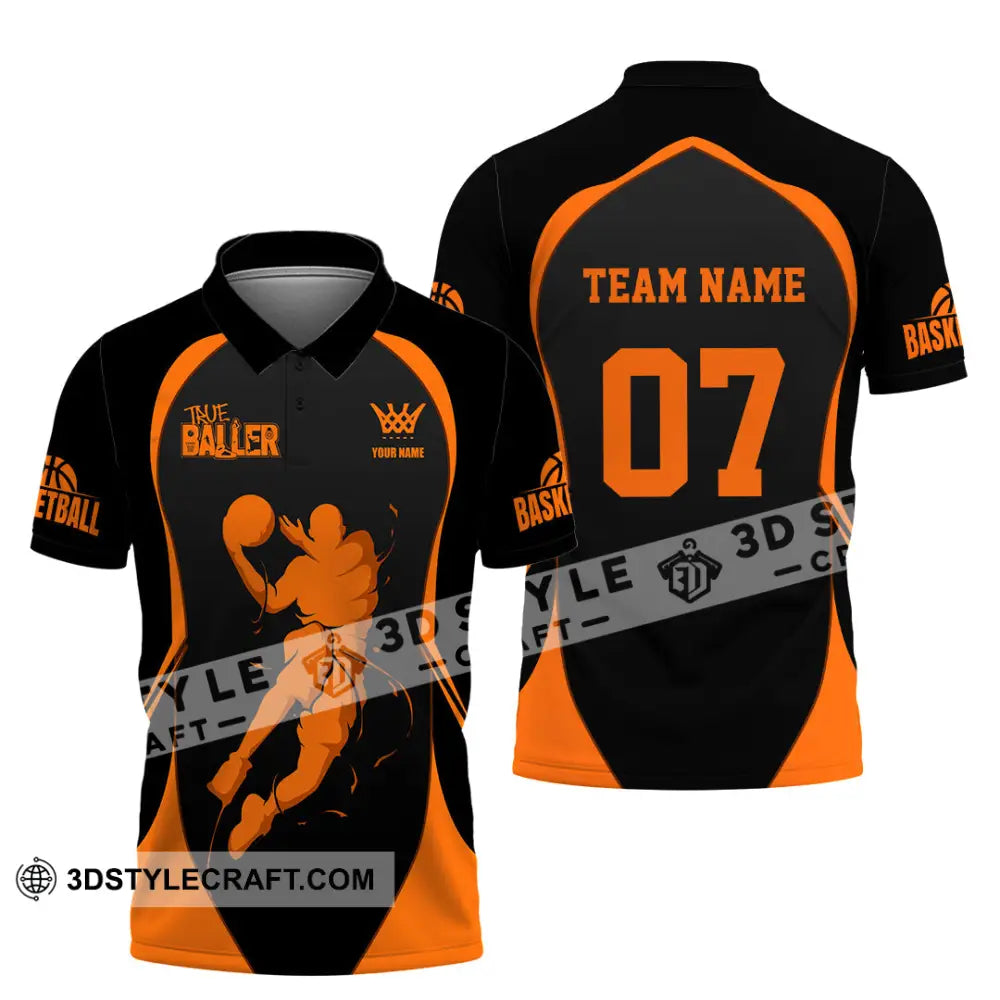 Unisex Shirt - Custom Basketball The Baller Shirt Polo Shirt / S T-shirt