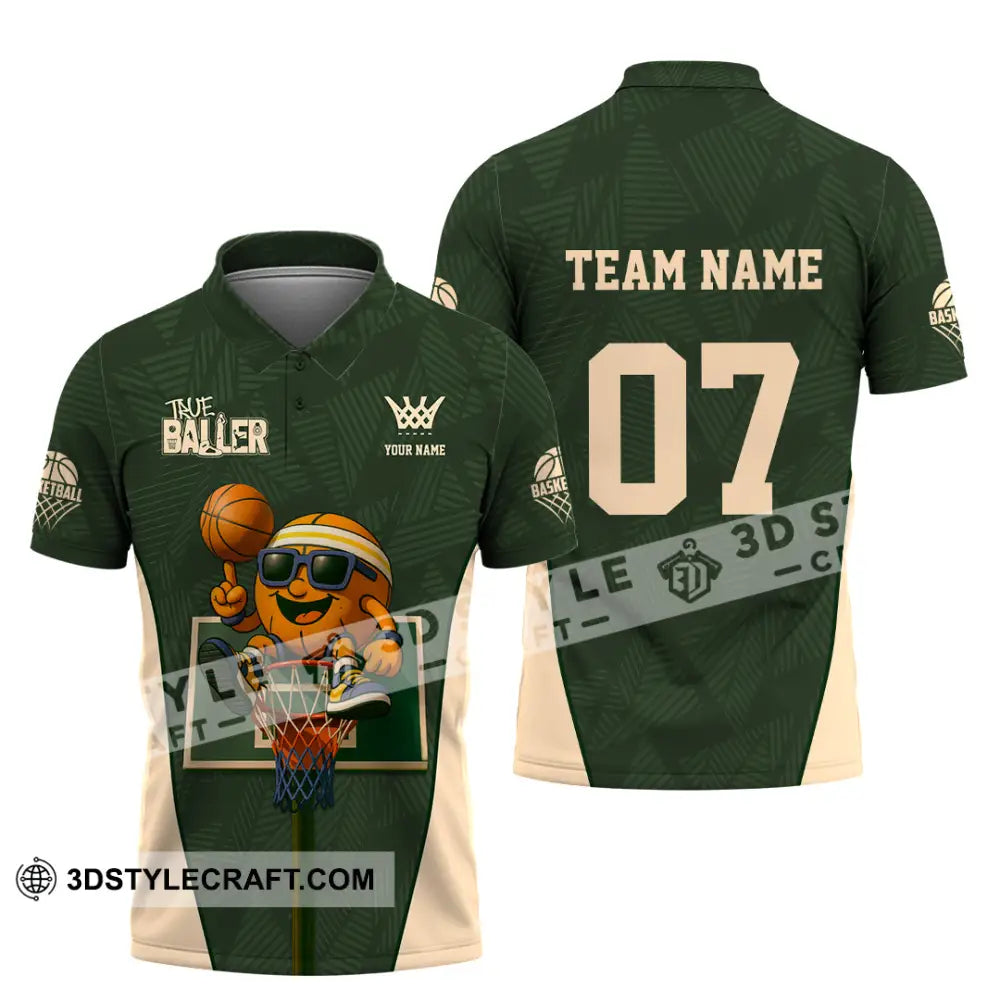 Unisex Shirt - Custom Basketball The Baller Shirt Polo Shirt / S T-shirt