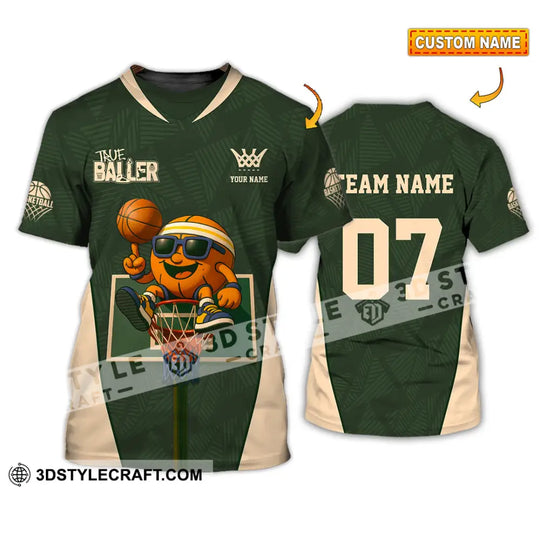 Unisex Shirt - Custom Basketball The Baller Shirt style option 1