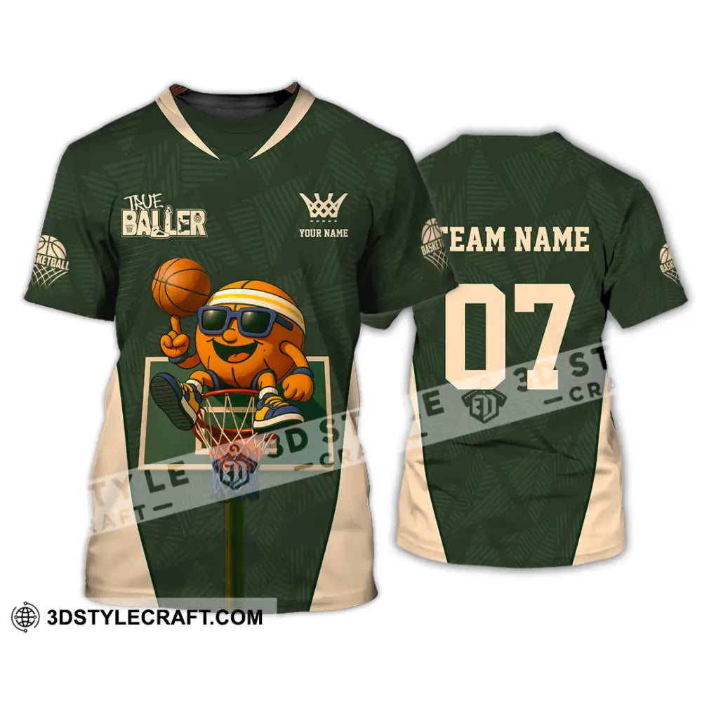 Unisex Shirt - Custom Basketball The Baller Shirt T-Shirt / S T-shirt