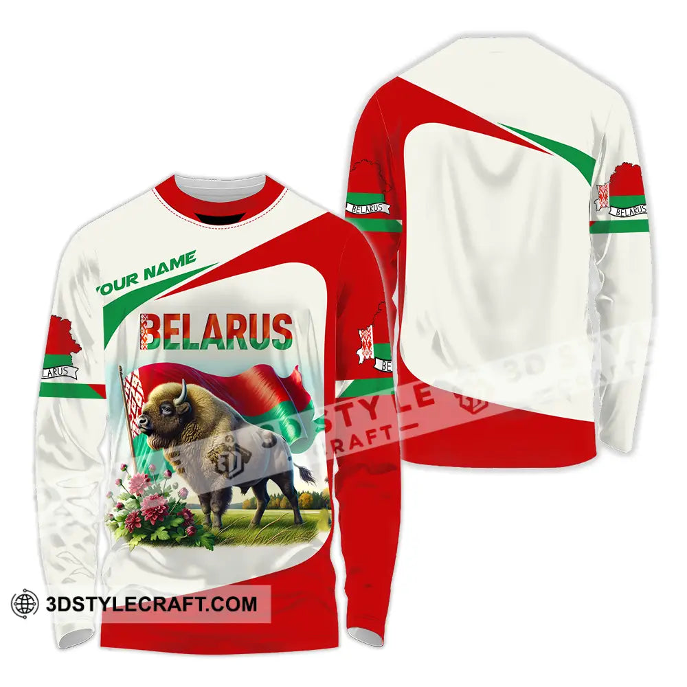 Unisex Shirt Custom Belarus Shirt Long Sleeve Shirt / S T shirt