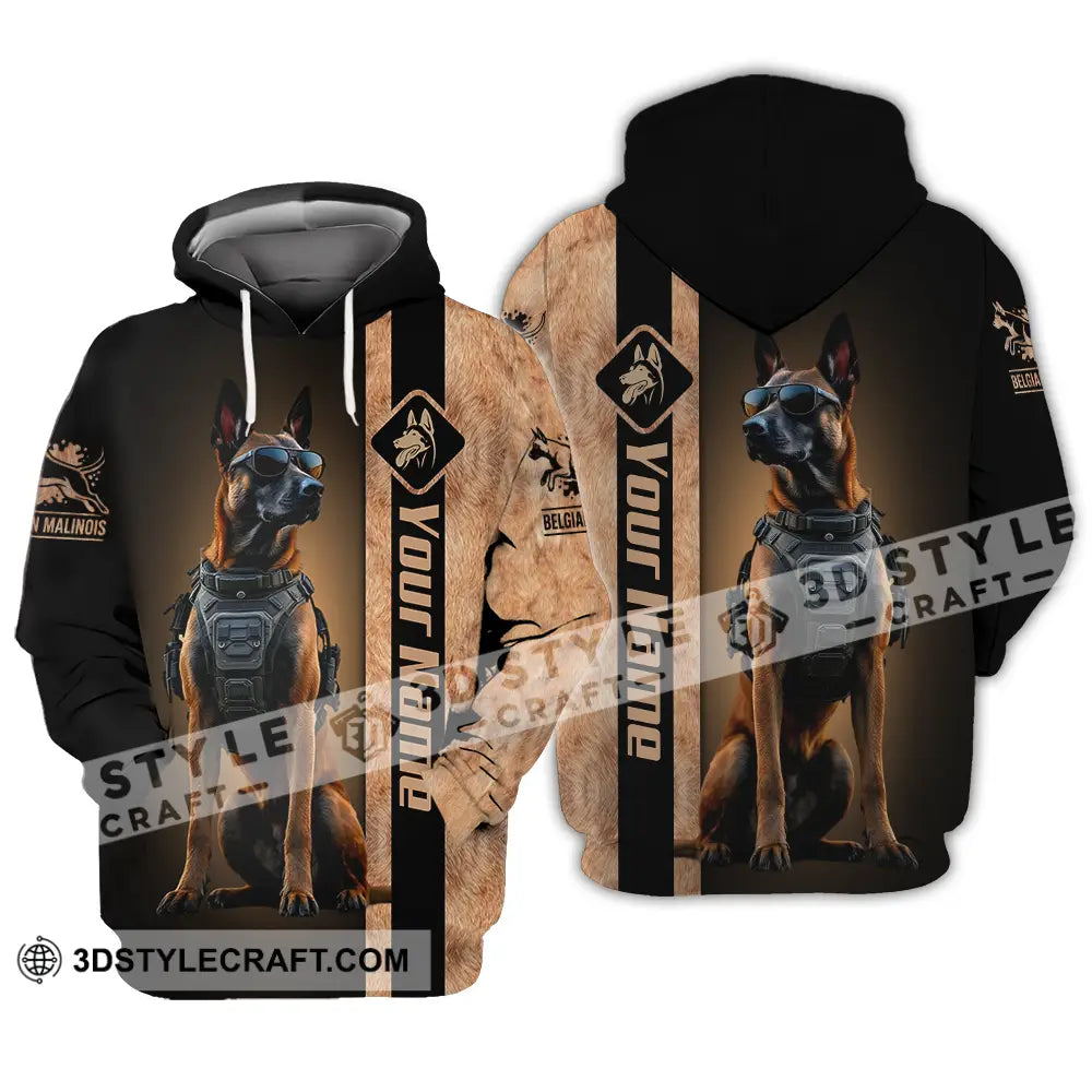 Unisex Shirt - Custom Belgian Malinois Pet Lover Shirt Hoodie / S T-shirt