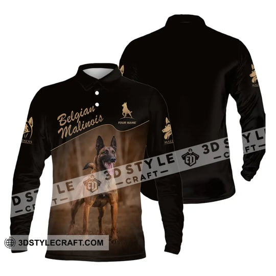 Unisex Shirt - Custom Belgian Malinois, Pet Lover Shirt style option 3
