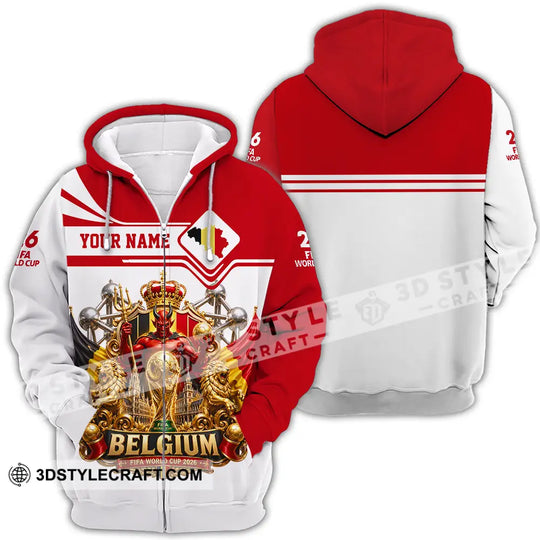 Unisex Shirt - Custom Belgium World Cup 2026 Shirt style option 4