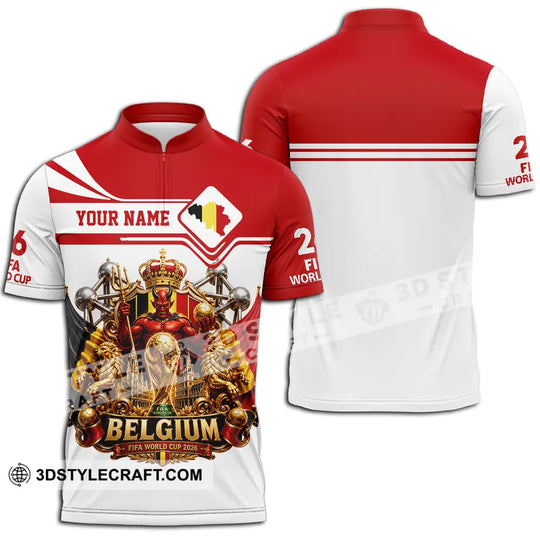 Unisex Shirt - Custom Belgium World Cup 2026 Shirt style option 2