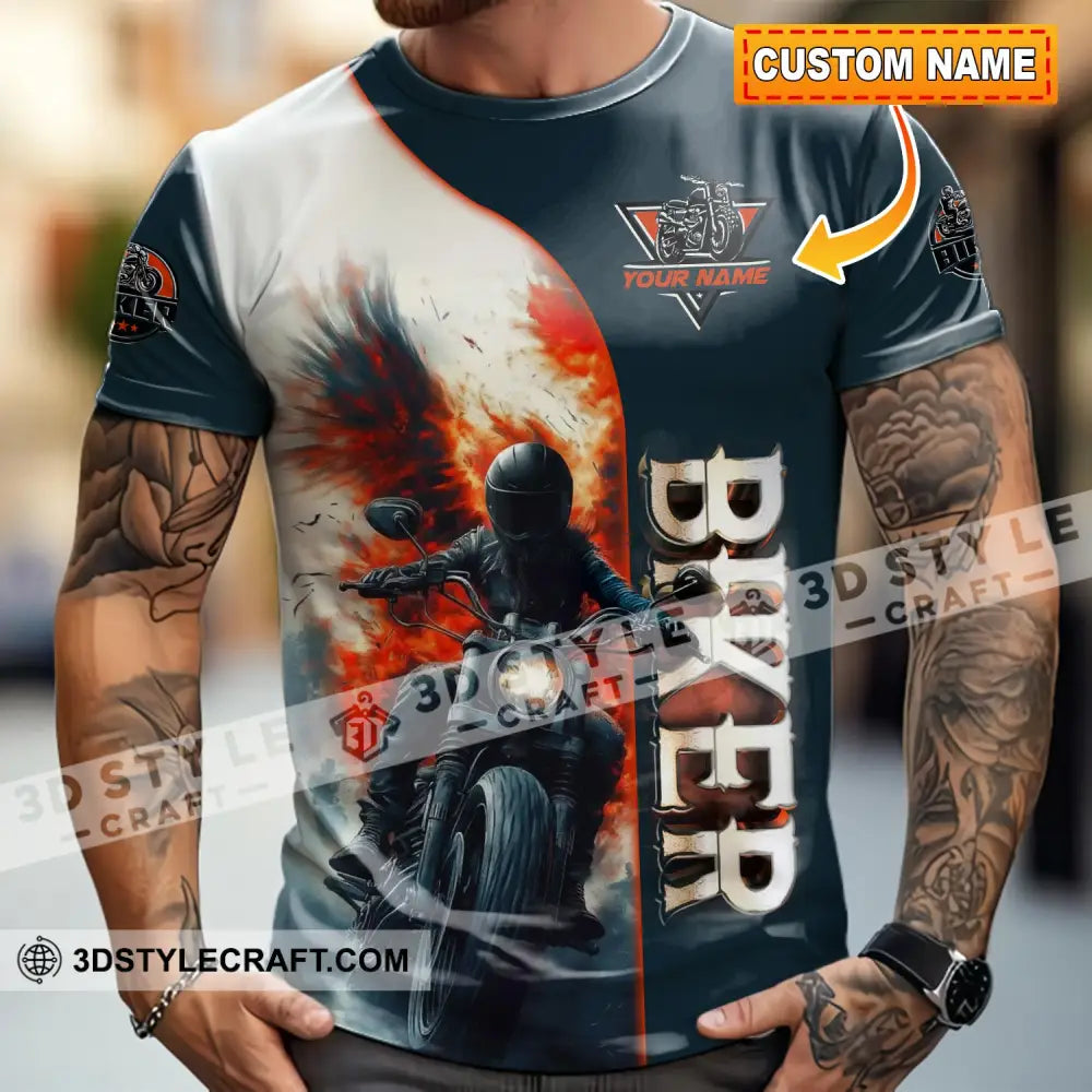 Unisex Shirt - Custom Biker 3D Shirt T-shirt