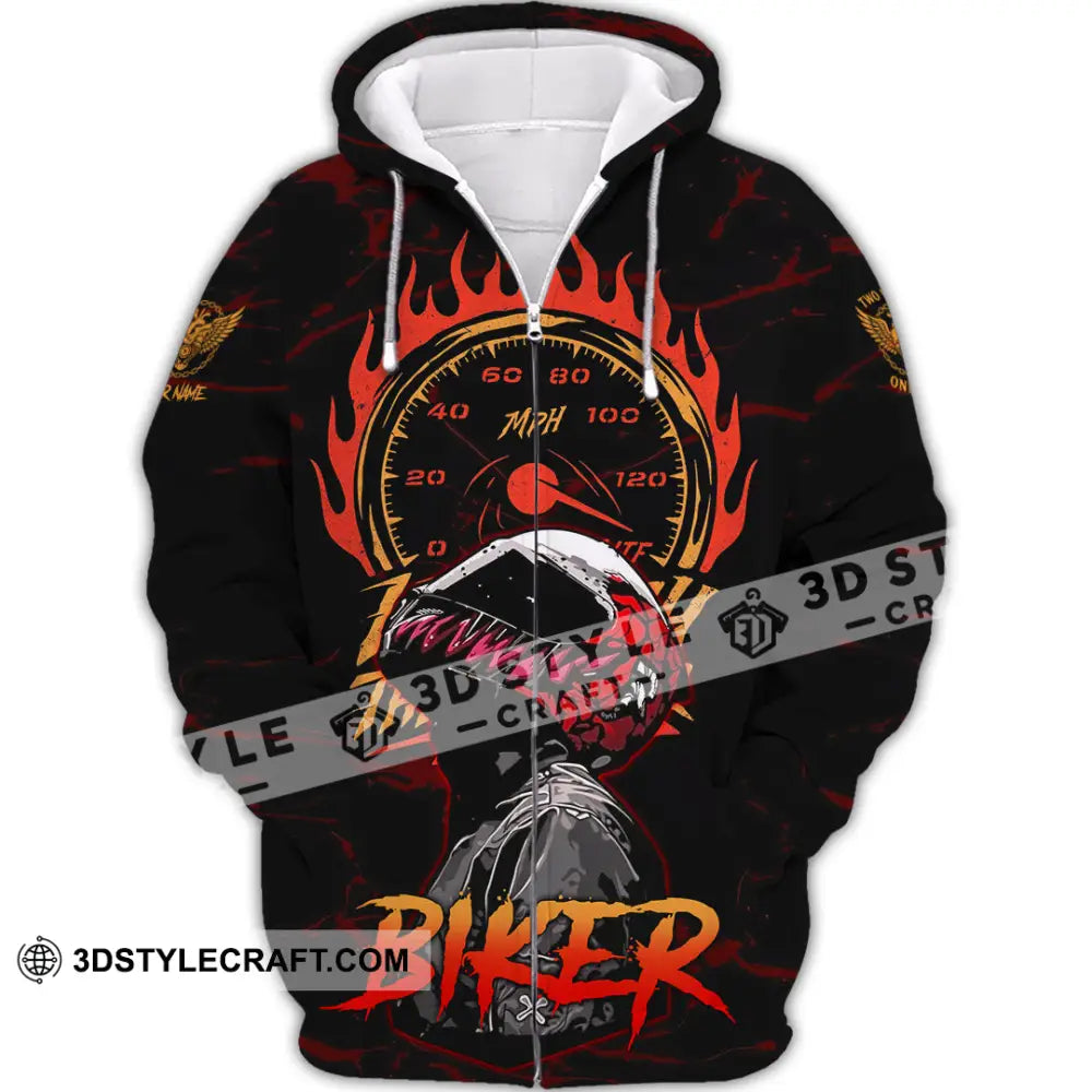 Unisex Shirt - Custom Biker Shirt - Zipper Hoodie / S - T-shirt
