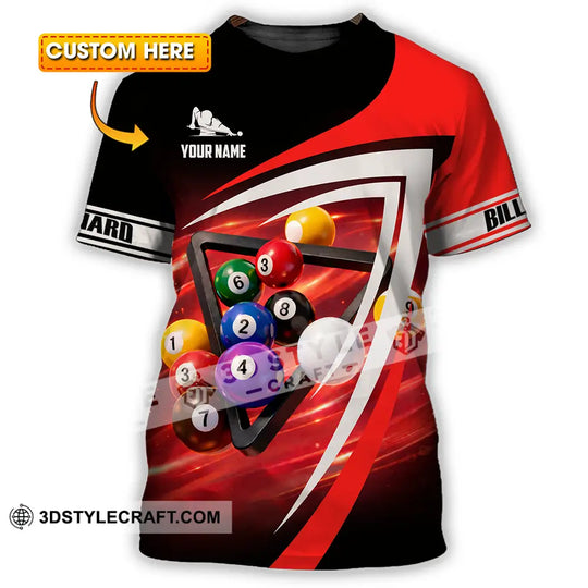 Unisex Shirt - Custom Billiard 3D Shirt style option 1