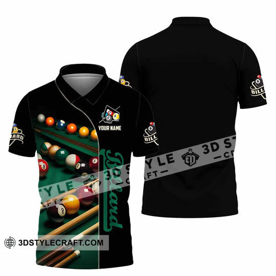 Unisex Shirt - Custom Billiard Lover Shirt style option 2