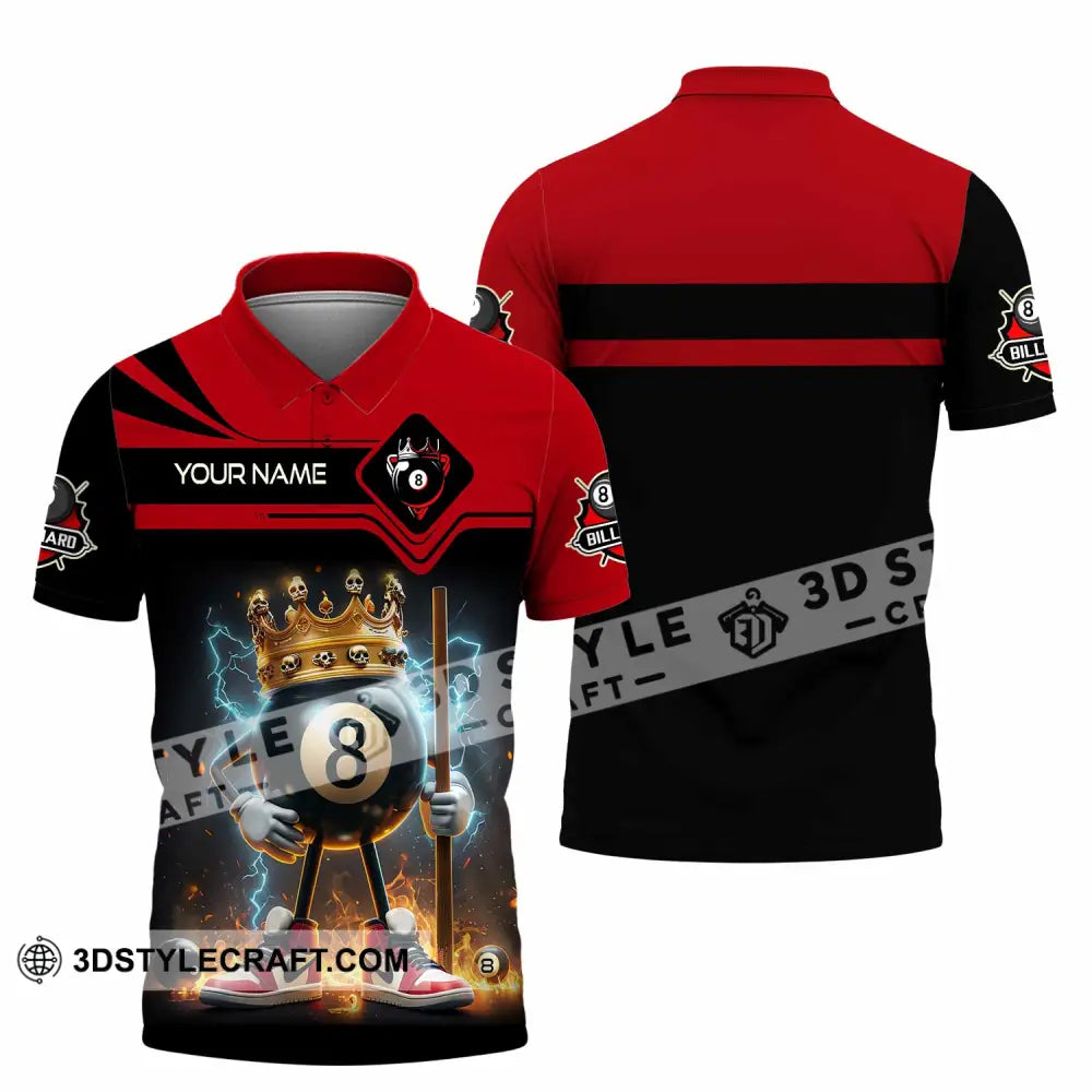 Unisex Shirt - Custom Billiards Shirt Polo Shirt / S T-shirt