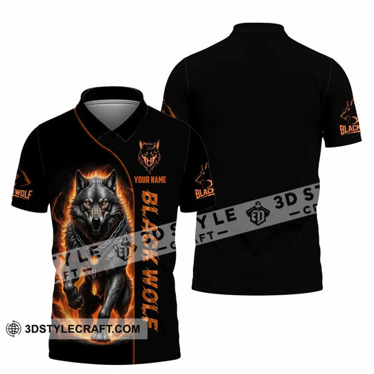 Unisex Shirt - Custom Black Wolf Shirt style option 3
