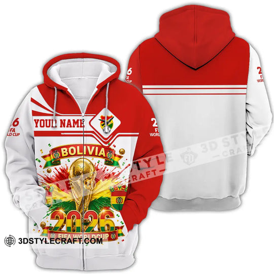 Unisex Shirt - Custom Bolivia World Cup 2026 Shirt style option 4