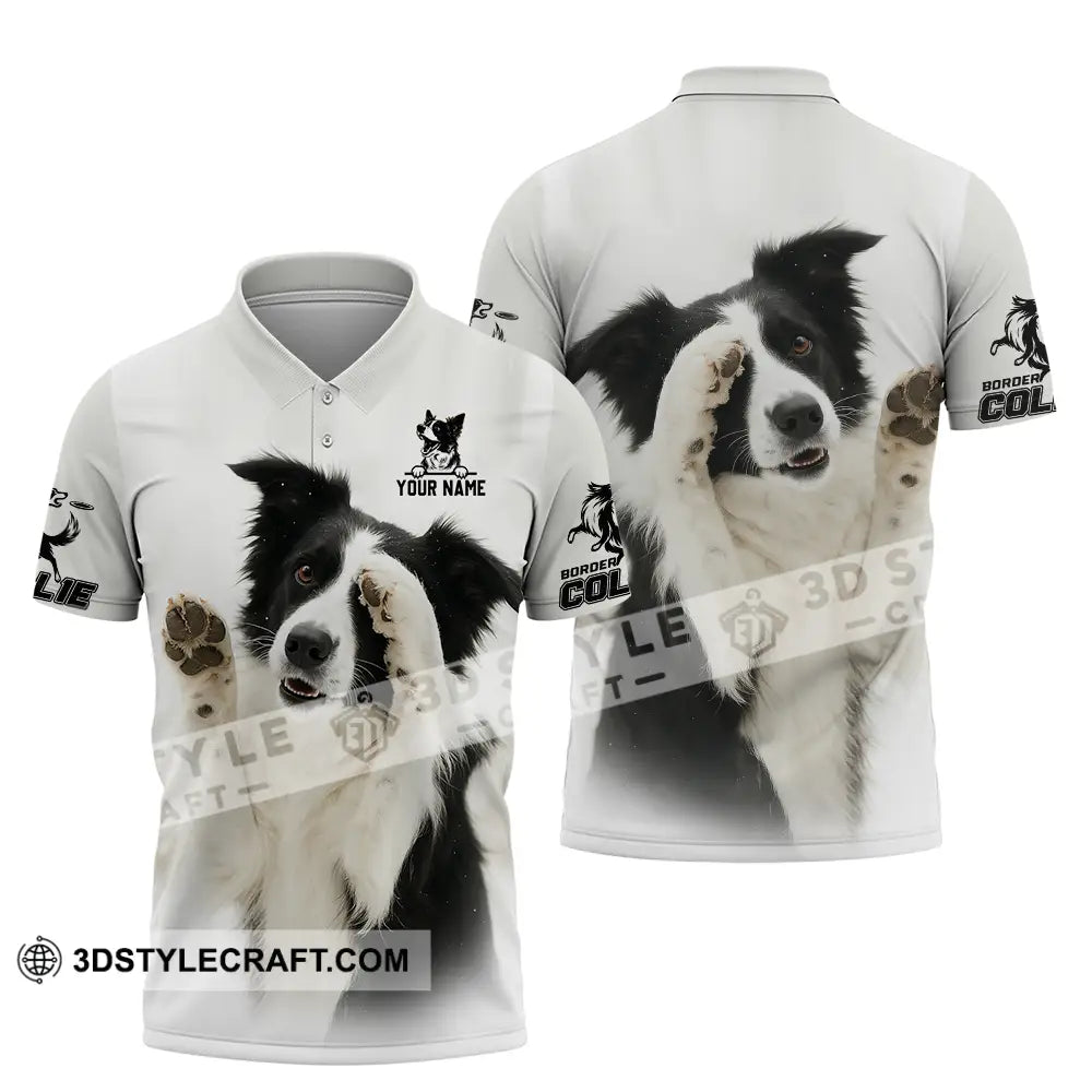 Unisex Shirt - Custom Border Collie Shirt Polo Shirt / S T-shirt