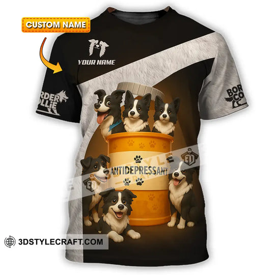 Unisex Shirt - Custom Border Collie Shirt style option 1