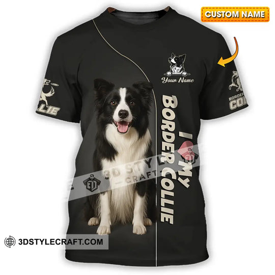 Unisex Shirt - Custom Border Collie Shirt style option 1